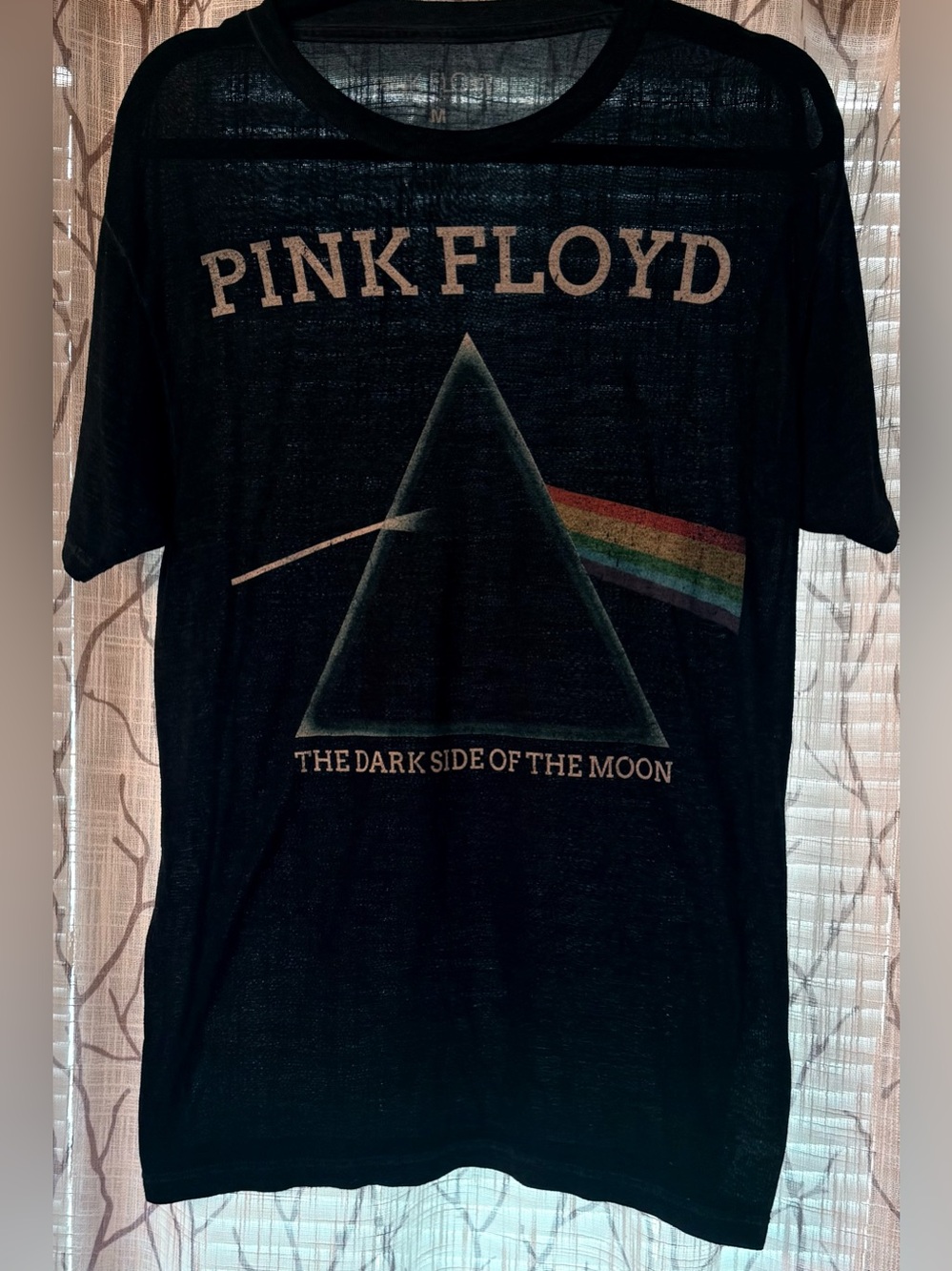 Pink Floyd 'The Dark Side of the Moon' Black Graphic Tee